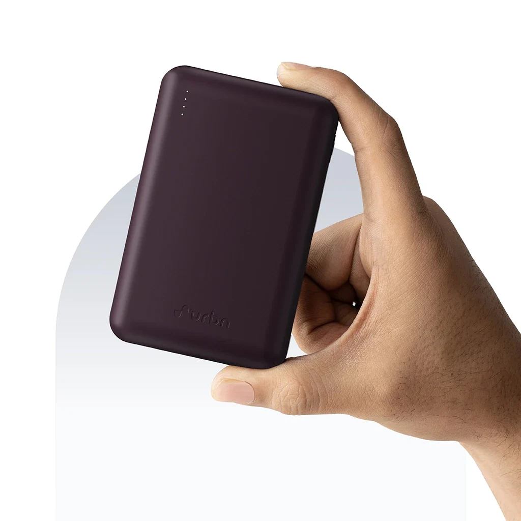 “Urbn Nano Slim lightweight power bank 10000mAh – fast charging portable power bank for travel”